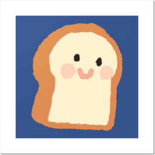 cute happy toast 1 Posters and Art